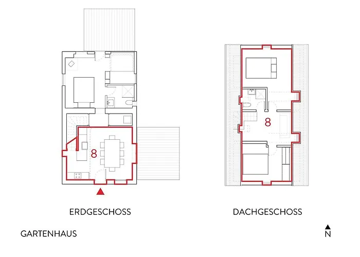 Gartenhaus بيت للعطل Saal